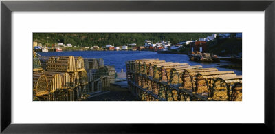 Stack Of Lobster Traps On The Coast, Salvage, Newfoundland And Labrador, Canada by Panoramic Images Pricing Limited Edition Print image