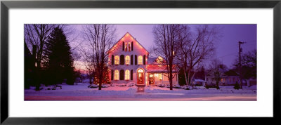 Facade Of A House, Mineral Point, Wisconsin, Usa by Panoramic Images Pricing Limited Edition Print image