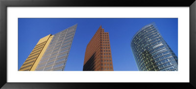 Low Angle View Of Skyscrapers, Potsdam Square, Berlin, Germany by Panoramic Images Pricing Limited Edition Print image