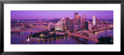 Dusk, Pittsburgh, Pennsylvania, Usa by Panoramic Images Pricing Limited Edition Print image