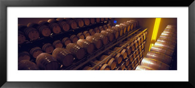 Barrel Room Interior, Napa Valley, California, Usa by Panoramic Images Pricing Limited Edition Print image