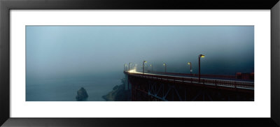 Highway In Fog, San Francisco, California, Usa by Panoramic Images Pricing Limited Edition Print image