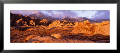 Dawn, Mt. Whitney, Alabama Hills, California, Usa by Panoramic Images Pricing Limited Edition Print image