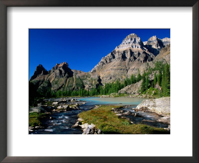 Mt. Huber On Right And Wiwaxy Peaks In Lake O'hara Area, British Columbia, Canada by Witold Skrypczak Pricing Limited Edition Print image
