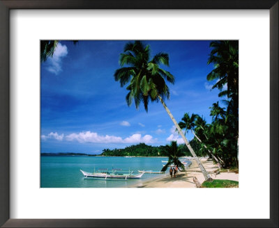 Beach At Pagdanan Bay, Port Barton, Palawan Island, Palawan, Philippines by Mark Daffey Pricing Limited Edition Print image