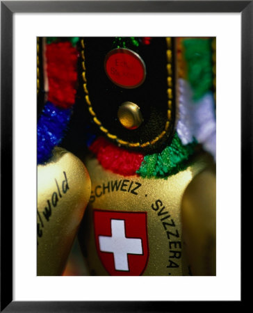 Souvenir Cowbells For Sale, Grindelwald, Switzerland by Chris Mellor Pricing Limited Edition Print image