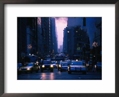 Traffic On 5Th Avenue, New York City, New York, Usa by Angus Oborn Pricing Limited Edition Print image