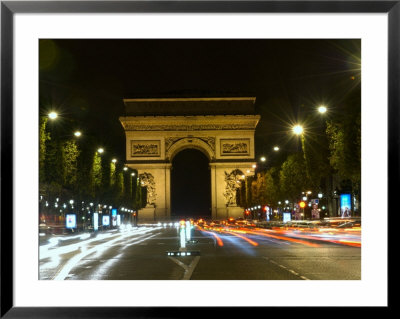 Arc De Triomphe At Night, Paris, France by Lisa S. Engelbrecht Pricing Limited Edition Print image