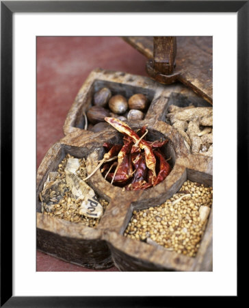 Wooden Spice Box From South India by Jurg Waldmeier Pricing Limited Edition Print image
