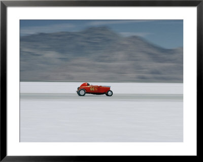 Speed Trials On The Bonneville Salt Flats by Walter Meayers Edwards Pricing Limited Edition Print image
