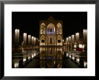 Place St. Lambert At Night, Liege, Belgium by Martin Moos Pricing Limited Edition Print image