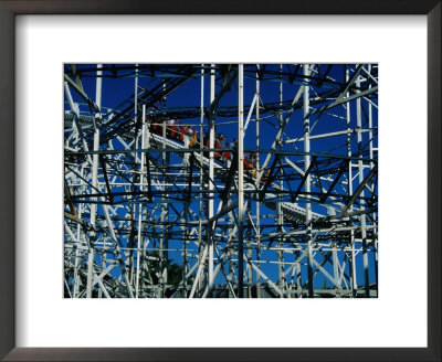 Luna Park's Historic Wooden Rollercoaster, Melbourne, Australia by Krzysztof Dydynski Pricing Limited Edition Print image