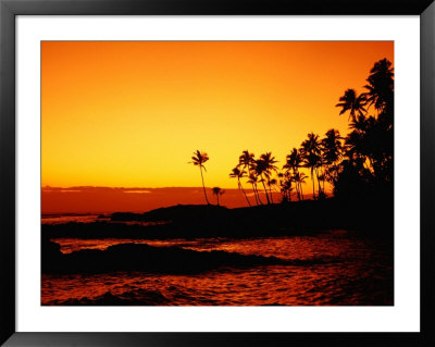 Sunset Over Paradise Beach, Upolu, Samoa, Upolu by John Banagan Pricing Limited Edition Print image