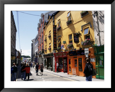 Colourful Facades, Galway, County Galway, Connacht, Eire (Republic Of Ireland) by Ken Gillham Pricing Limited Edition Print image