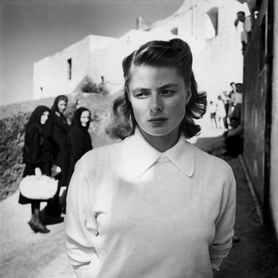 Actress Ingrid Bergman Attracting Attention Of Local Women While Filming Stromboli In An Italy by Gordon Parks Pricing Limited Edition Print image