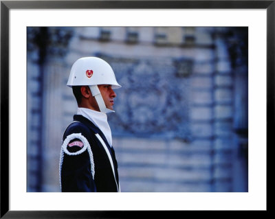 Guard At Dolmabahce Palace, Istanbul, Turkey by Phil Weymouth Pricing Limited Edition Print image