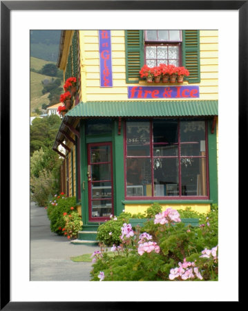 Storefront, Akaroa Peninsula, New Zealand by William Sutton Pricing Limited Edition Print image