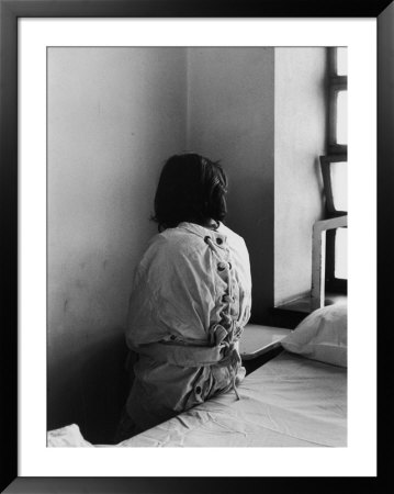Patient In Mental Hospital Wearing A Restraining Garment by Alfred Eisenstaedt Pricing Limited Edition Print image