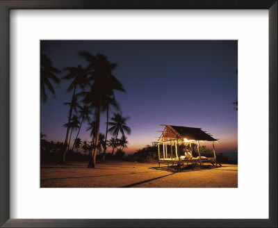 Rest House For Fishermen On Beach, Pamilacan Is, Philippines by Jurgen Freund Pricing Limited Edition Print image