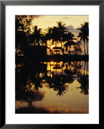 Sunset Over Khlong Phrang Hat, Trat, Thailand by Richard Nebesky Pricing Limited Edition Print image
