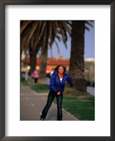 Roller Blader, St. Kilda, Melbourne, Australia by James Braund Pricing Limited Edition Print image