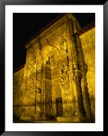 Ulu Cami's Northern Portal At Night, Divrigi, Turkey by Martin Moos Pricing Limited Edition Print image