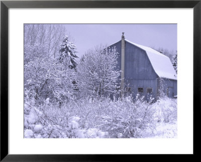 Blue Barn, Rochester Hills, Michigan, Usa by Claudia Adams Pricing Limited Edition Print image