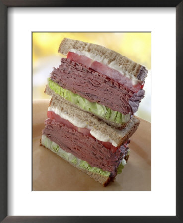 Double Beef Sandwich by Atu Studios Pricing Limited Edition Print image