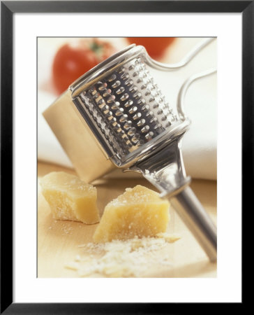 Whole And Grated Parmesan Cheese, Grater by Alena Hrbkova Pricing Limited Edition Print image
