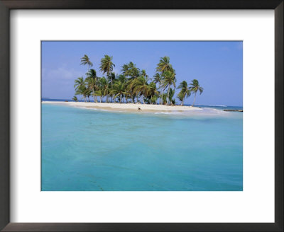 Tropical Island, Iles Los Grillos, Rio Sidra, San Blas Archipelago, Panama, Central America by Bruno Morandi Pricing Limited Edition Print image
