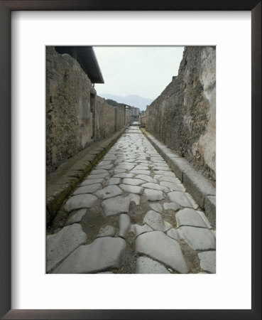 Street, Pompeii, Campania, Italy by Michael Newton Pricing Limited Edition Print image