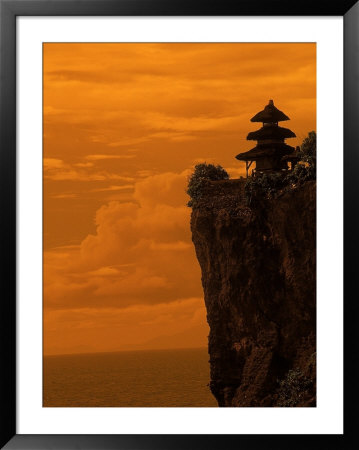 Silhouette Of Pagoda by Jack Hollingsworth Pricing Limited Edition Print image