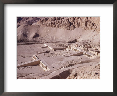 Ramps And Terraces Of The Temple Of Queen Hatshepsut, Deir El Bahri, Egypt by Walter Rawlings Pricing Limited Edition Print image