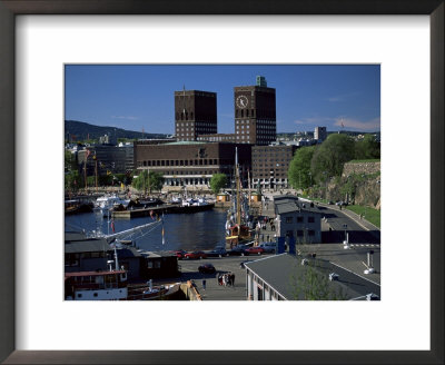 City Hall, Central Oslo, Oslo, Norway, Scandinavia by Gavin Hellier Pricing Limited Edition Print image