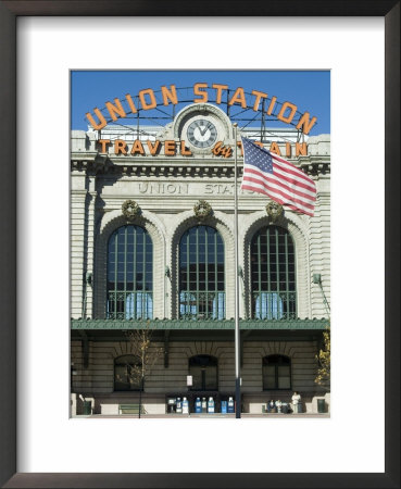 Union Train Station, Denver, Colorado, Usa by Ethel Davies Pricing Limited Edition Print image