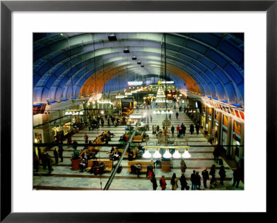 Interior Of Stockholm Central Train Station, Stockholm, Sweden by Martin Lladó Pricing Limited Edition Print image