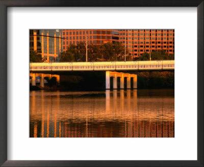 First Street Bridge Over Town Lake In Austin, Austin, Texas by Richard Cummins Pricing Limited Edition Print image