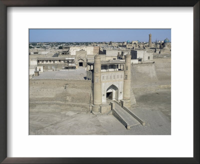 View Over Old City, The Ark, From Water Tower, Bukhara, Uzbekistan, Central Asia by Upperhall Pricing Limited Edition Print image