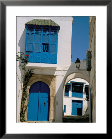 House Painted In Blue And White, Sidi Bou Said, Tunisia, North Africa, Africa by Jane Sweeney Pricing Limited Edition Print image