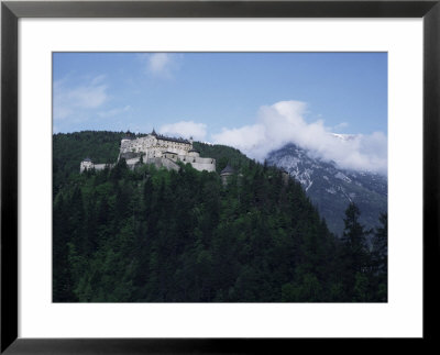 Castle In Pine Covered Mountains Near Salzburg, Austria by Ian Griffiths Pricing Limited Edition Print image