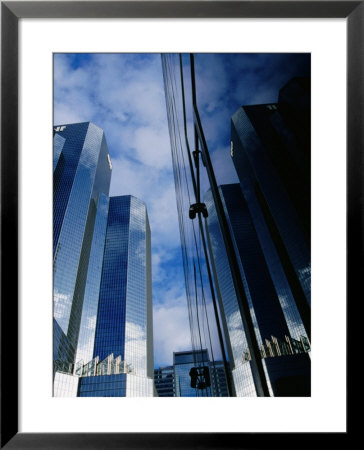 Skyscrapers In La Defense, Paris, France by Martin Moos Pricing Limited Edition Print image