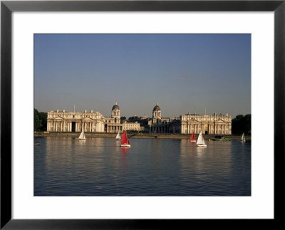 Royal Naval College, Greenwich, Unesco World Heritage Site, London, England, United Kingdom by Charles Bowman Pricing Limited Edition Print image