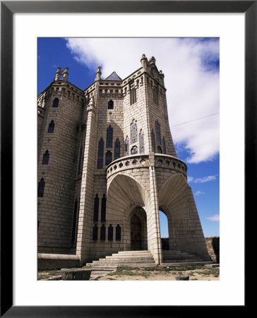 Entrance To Bishops Palace, By Gaudi, Astorga, Leon, Spain by Ken Gillham Pricing Limited Edition Print image