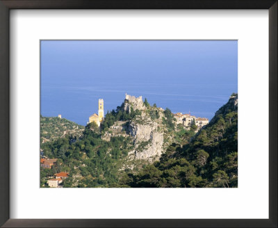 Eagle's Nest Village Of Eze, Alpes-Maritimes, Cote D'azur, Provence, French Riviera, France by Bruno Barbier Pricing Limited Edition Print image