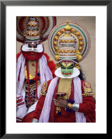 Kathakali Dance Performers, Kochi (Cochin), Kerala State, India, Asia by Gavin Hellier Pricing Limited Edition Print image