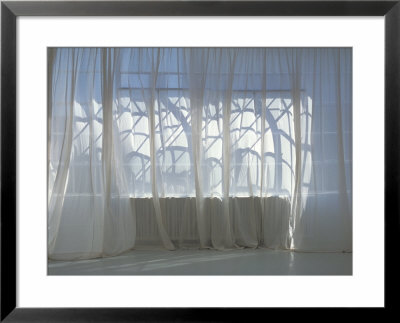 The Play Of Shadows And Light On A Transparent Curtain by Oote Boe Pricing Limited Edition Print image
