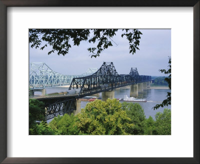 Mississippi River, Vicksburg, Mississippi, Usa by Tony Waltham Pricing Limited Edition Print image