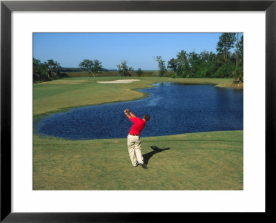 Hitting Over Water, Laurel Island Link, Ga by Pat Canova Pricing Limited Edition Print image