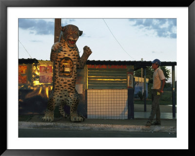 Public Telephone In A Jaguar-Styled Booth by Steve Winter Pricing Limited Edition Print image