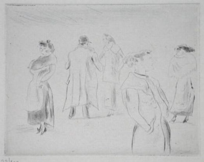 023 - Dans Une Rue by Jules Pascin Pricing Limited Edition Print image